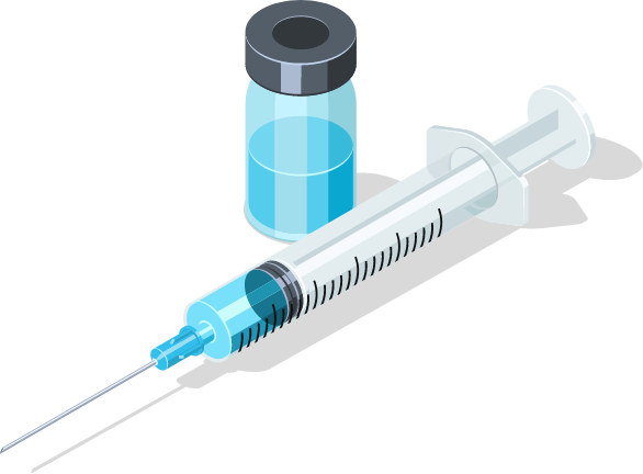 Flu shot illustration