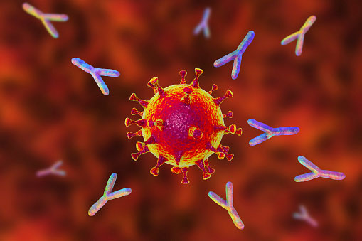 3D rendering of a germ