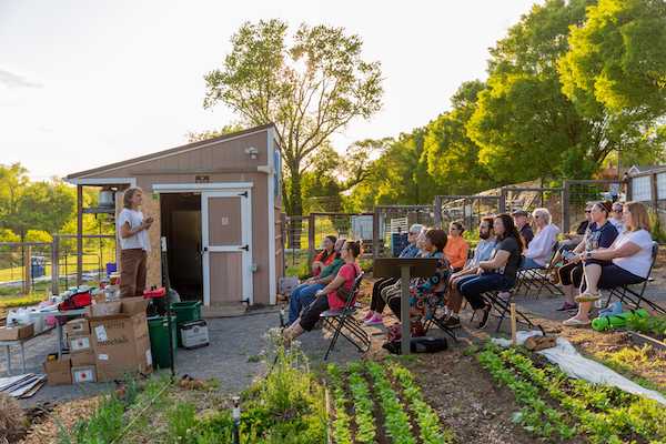 Community workshop at Morningside Urban Farm